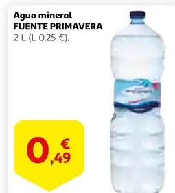 Alcampo FUENTE PRIMAVERA Agua mineral oferta