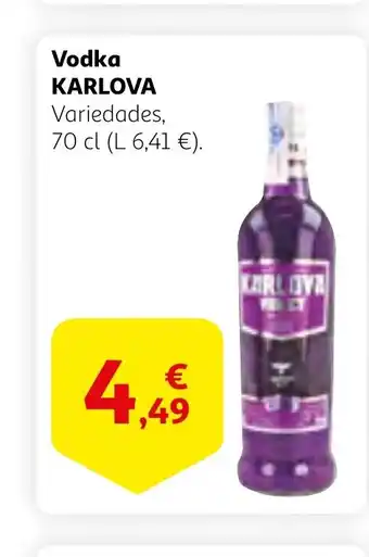 Alcampo KARLOVA Vodka oferta