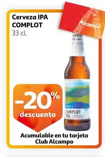 Alcampo IPA COMPLOT Cerveza oferta