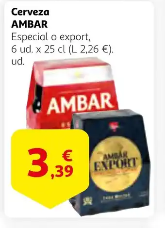 Alcampo AMBAR Cerveza oferta