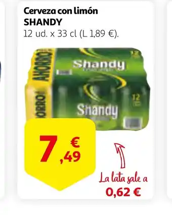 Alcampo SHANDY Cerveza con limón oferta