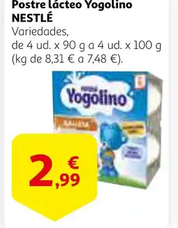 Alcampo NESTLÉ Postre lácteo Yogolino oferta