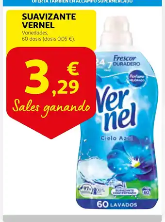 Alcampo VERNEL Suavizante oferta