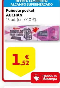 Alcampo AUCHAN Pañuelo pocket oferta