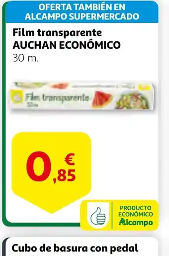 Alcampo AUCHAN ECONÓMICO Film transparente oferta