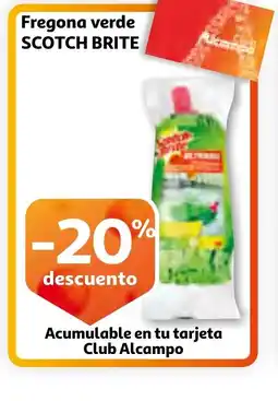 Alcampo SCOTCH BRITE Fregona verde oferta