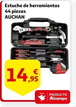 Alcampo AUCHAN Estuche de herramientas 44 piezas oferta