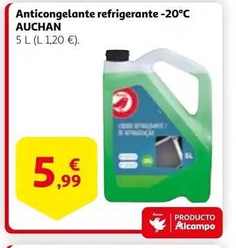 Alcampo AUCHAN Anticongelante refrigerante -20°C oferta