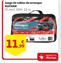 Alcampo AUCHAN Juego de cables de arranque oferta