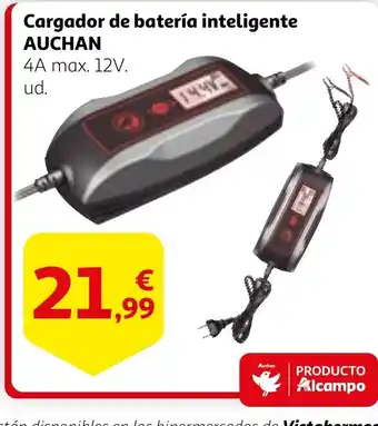 Alcampo AUCHAN Cargador de batería inteligente oferta