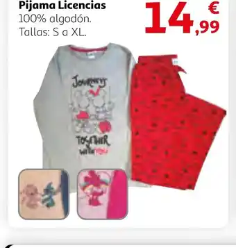 Alcampo Pijama Licencias oferta