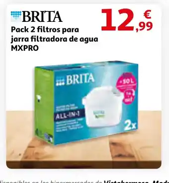 Alcampo BRITA Pack 2 filtros para jarra filtradora de agua oferta