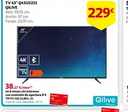 Alcampo QILIVE TV 43" Q43US231 oferta