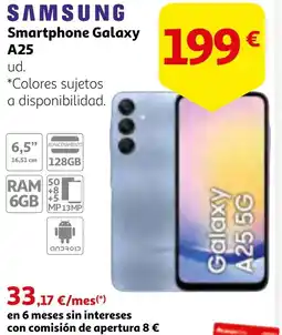 Alcampo SAMSUNG Smartphone Galaxy A25 oferta