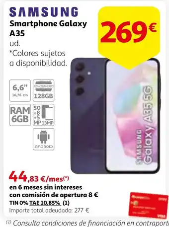 Alcampo SAMSUNG Smartphone Galaxy oferta