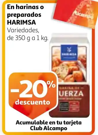 Alcampo HARIMSA En harinas o preparados oferta