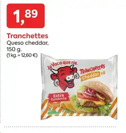 Suma Supermercados Tranchettes Queso cheddar oferta