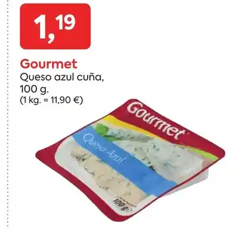 Suma Supermercados GOURMET Queso azul cuña oferta