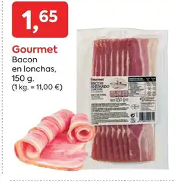 Suma Supermercados GOURMET Bacon en lonchas oferta