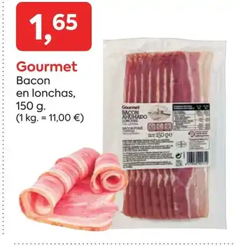 Suma Supermercados GOURMET Bacon en lonchas oferta