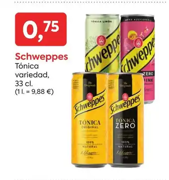 Suma Supermercados SCHWEPPES Tónica variedad oferta