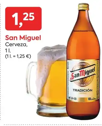 Suma Supermercados SAN MIGUELCerveza oferta