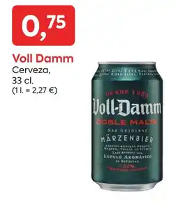 Suma Supermercados VOLL DAMM Cerveza oferta