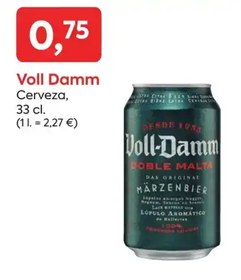 Suma Supermercados VOLL DAMM Cerveza oferta