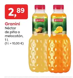 Suma Supermercados GRANINI Néctar de piña o melocotón oferta