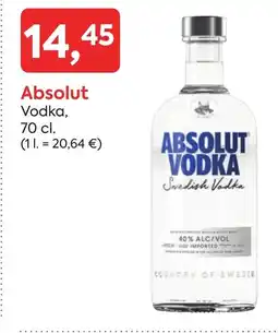 Suma Supermercados ABSOLUT Vodka oferta