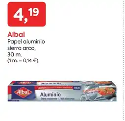 Suma Supermercados Papel aluminio sierra arco oferta