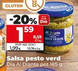 Dia Salsa pesto verd oferta