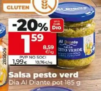 Dia Salsa pesto verd oferta