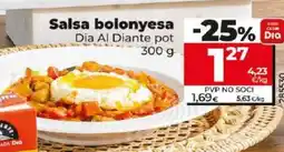 Dia Salsa bolonyesa oferta