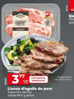 Dia Llonza d'agulla de porc oferta