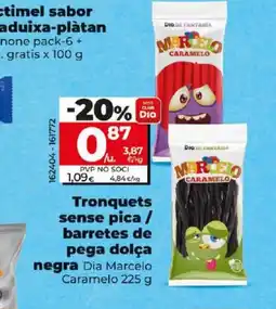 Dia Tronquets sense pica / barretes de pega dolça oferta