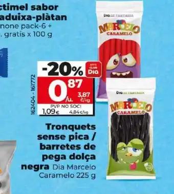 Dia Tronquets sense pica / barretes de pega dolça oferta