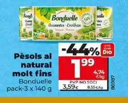 Dia Pèsols al natural molt fins oferta