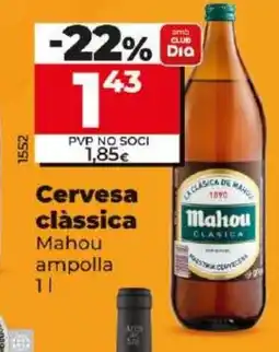 Dia Cervesa clàssica oferta