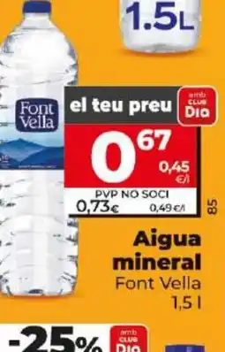 Dia Aigua mineral oferta