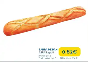 Cash Ecofamilia Barra de pan oferta