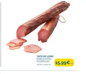 Cash Ecofamilia Taco de lomo embuchado rodríguez oferta