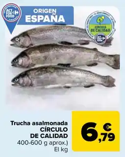 Carrefour Trucha asalmonada círculo de calidad oferta