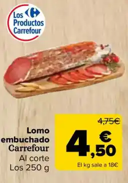 Carrefour Lomo embuchado Carrefour oferta