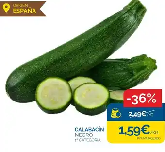 Cash Ecofamilia Calabacín negro oferta