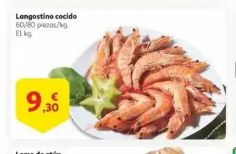 Alcampo Langostino cocido oferta