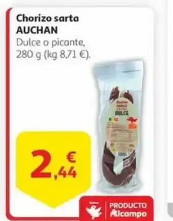 Alcampo Chorizo sarta AUCHAN oferta