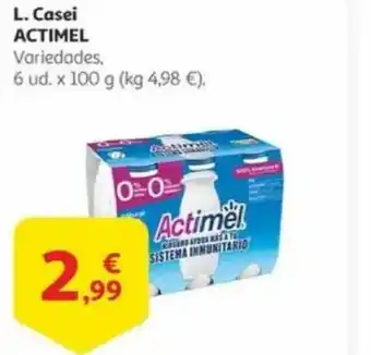 Alcampo L. Casei ACTIMEL Variedades, oferta