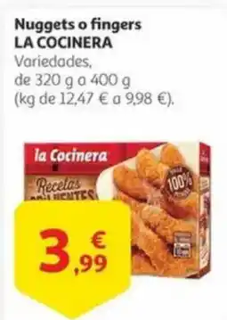 Alcampo Nuggets o fingers LA COCINERA oferta