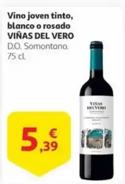 Alcampo Vino joven tinto, blanco o rosado viñas del vero d.o. somontano. oferta